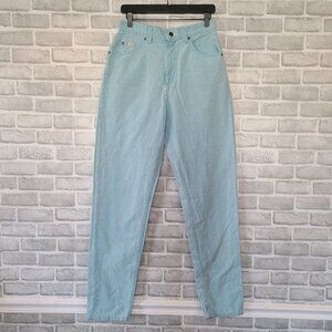 Vintage Lee Riders Jeans Pants USA Cotton High Rise NEW Old Stock 10L Light Blue